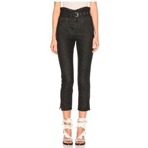 Isabel Marant Women's Black High-Waisted Jeans